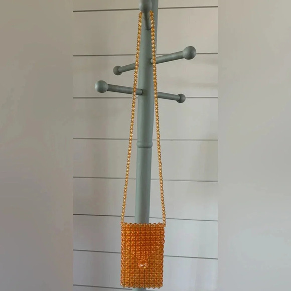 Orange Beaded Purse - Picture 5 of 5